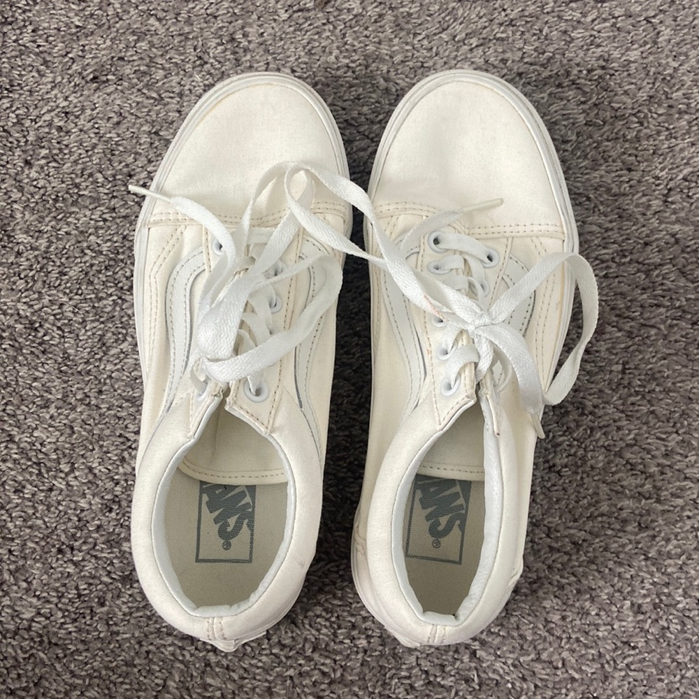 white old school vans